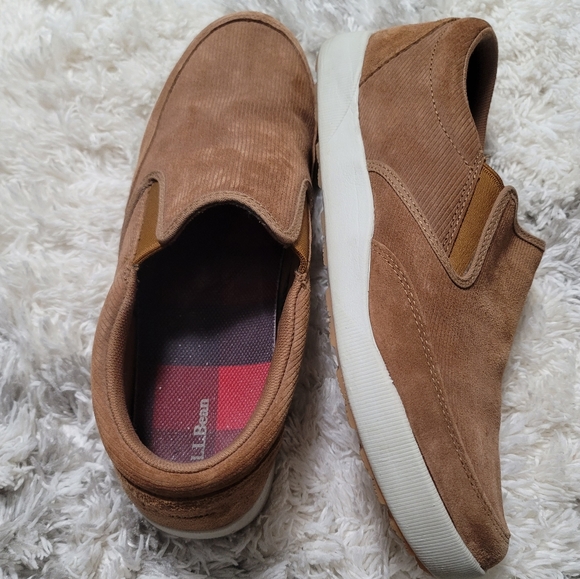 L.L.Bean Men's Suede Slip-On Loafer Shoes Size 11 M - Picture 4 of 9